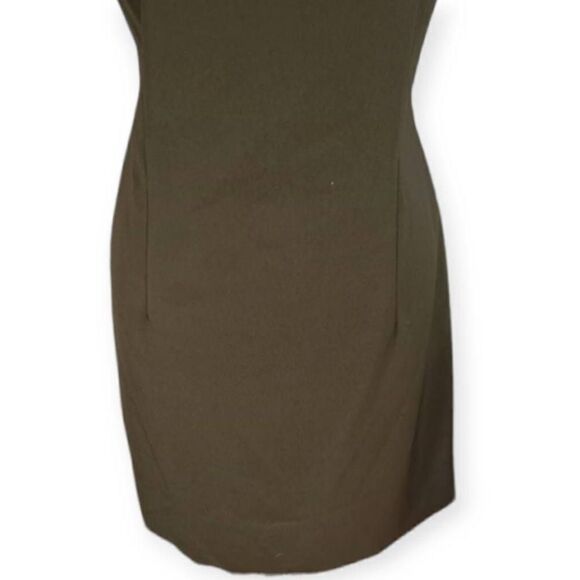 ARMY GREEN DRESS SZ.9/10 EUC. - Picture 3 of 6